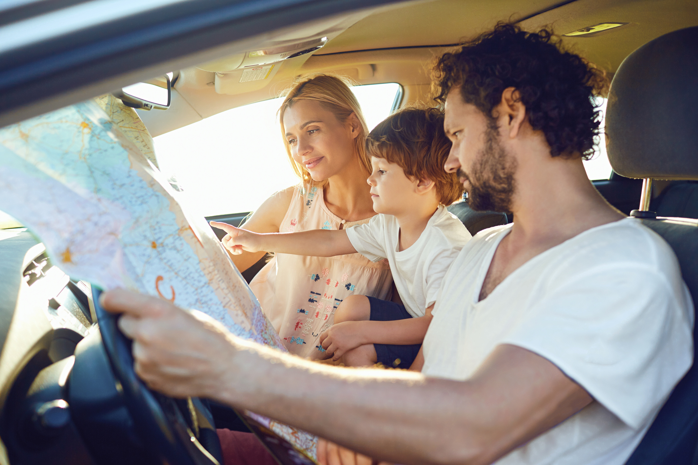 Family in a Car